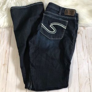 Silver Jeans Frances bootcut jeans size 34 EUC